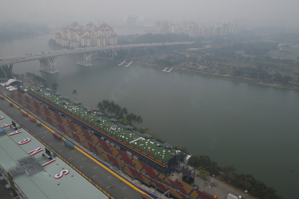 A view of the Singapore GP paddock on September 10. Photo: Reuters