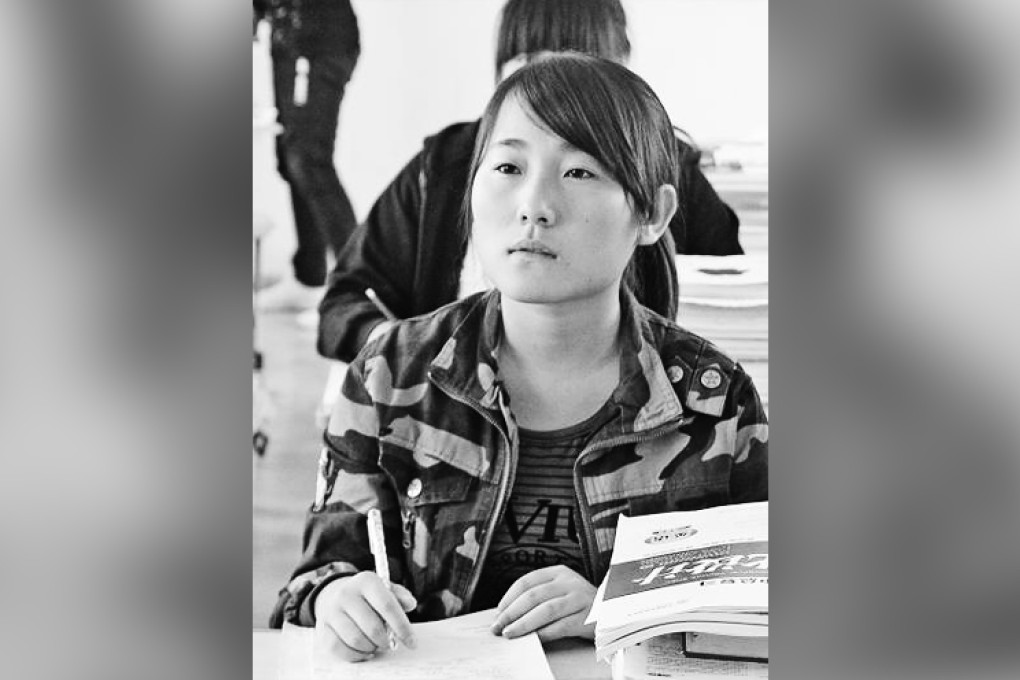 He Yaxin's lack of a residence permit means she has to study at private schools. Photo: Xinhua