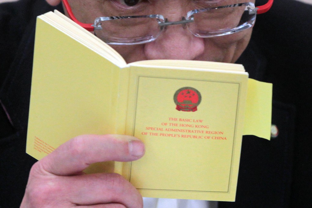 The chief executive's powers are spelled out in various articles in the Basic Law.  Photo: Bruce Yan