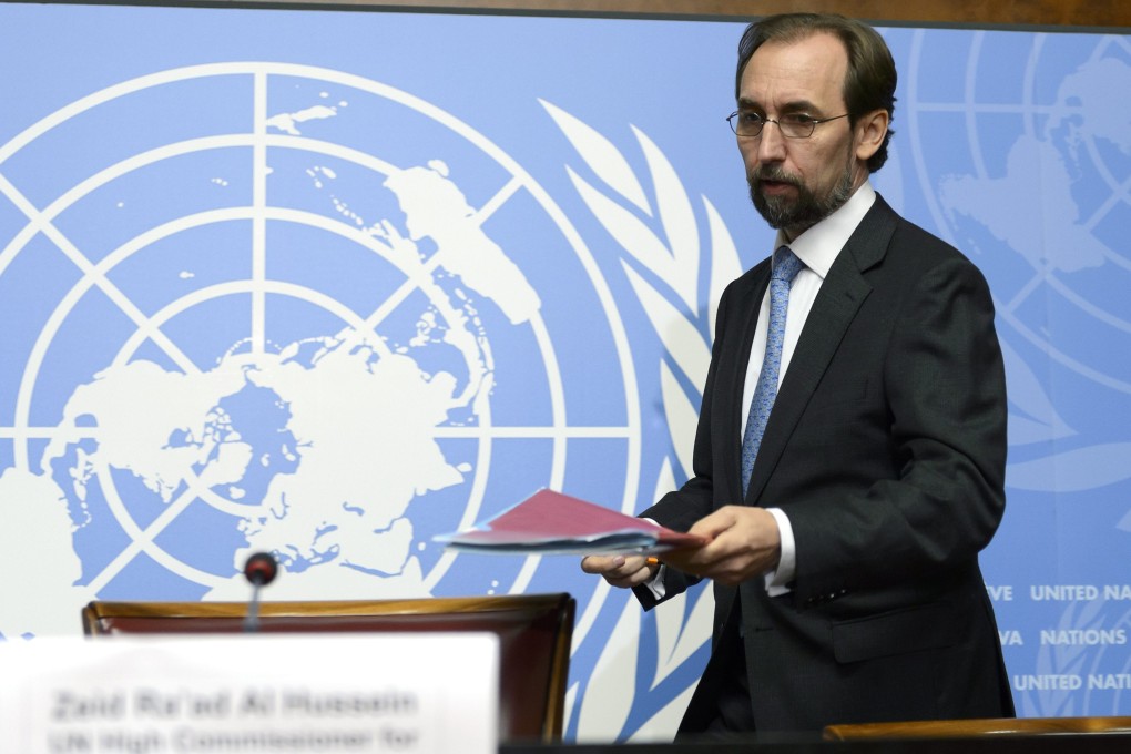 UN High Commissioner for Human Rights Zeid Ra'ad Al Hussein. Photo: EPA