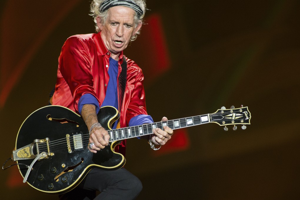 Keith Richards, playing in Atlanta in June, during the Stones' American tour. Photo: Corbis