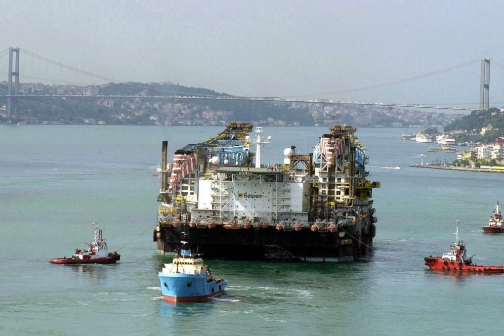 Shipping traffic in the Bosporus Straits in Turkey. Photo: AP