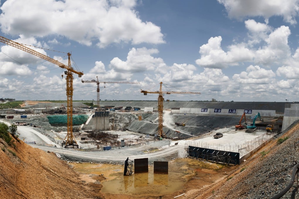 The Lower Sesan 2 Dam site, located at the confluence of the Sesan and Srepok rivers, two of the main tributaries of the Mekong.  Photos: Giorgio Taraschi