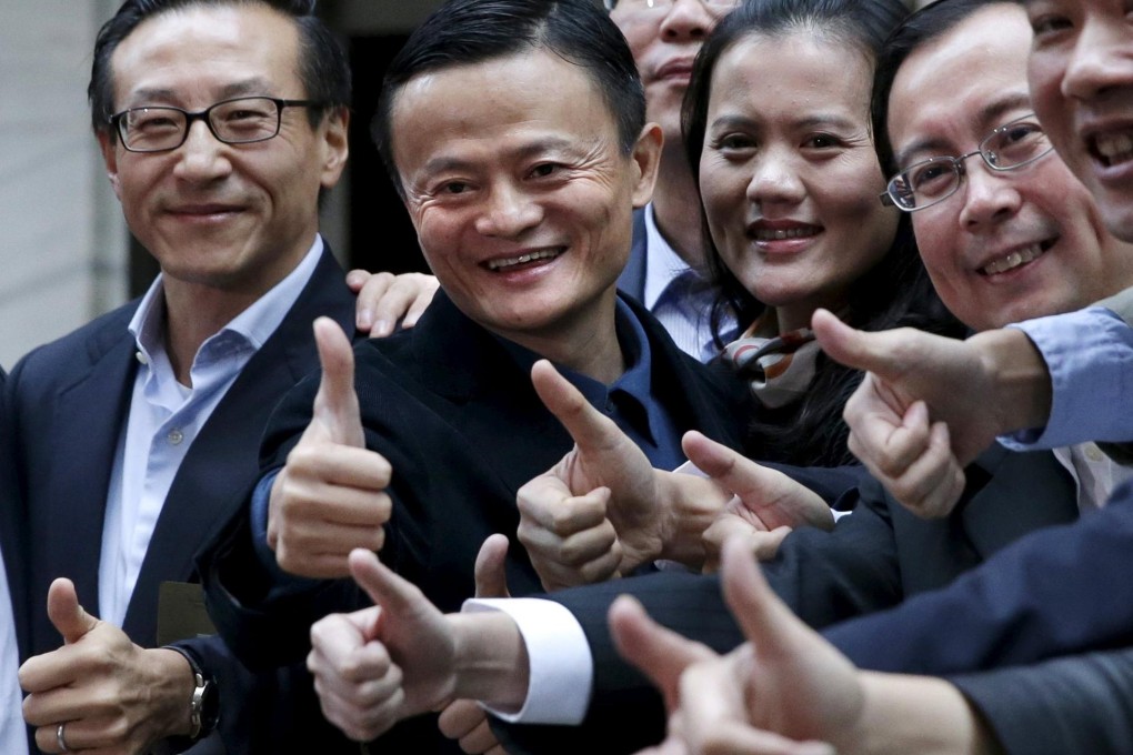 Alibaba founder Jack Ma in New York on September 19, 2014