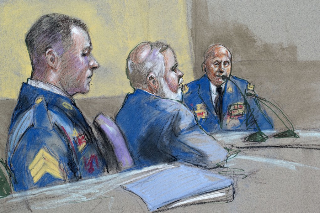 Bowe Bergdahl (left) during a preliminary hearing to determine if Sgt. Bergdahl will be court-martialed. Photo: AP
