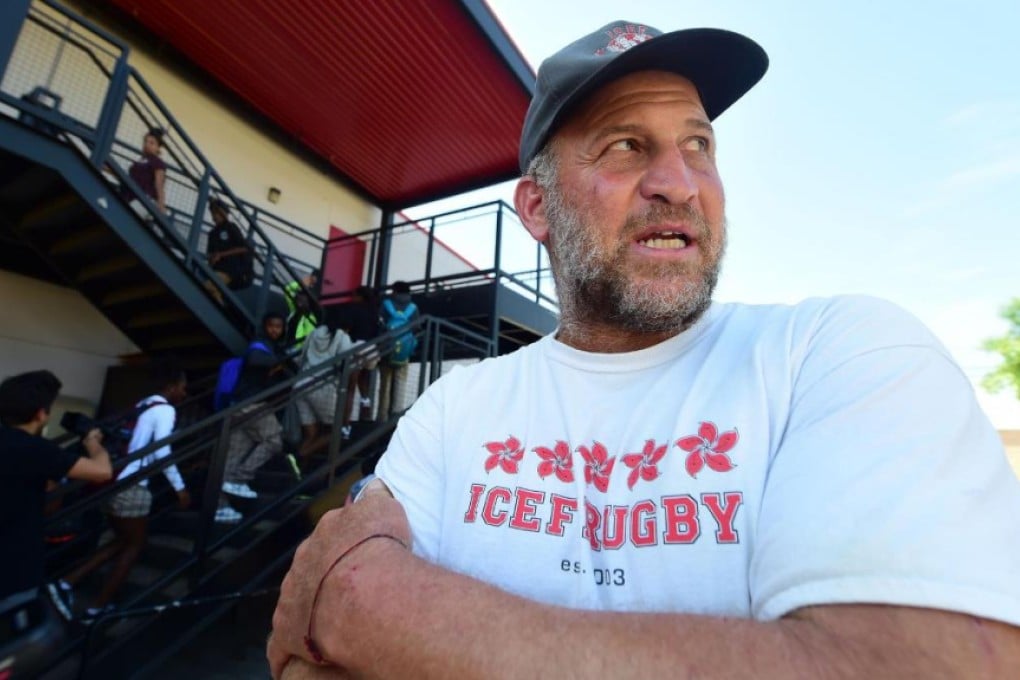 Former Hong Kong international Stuart Krohn oversees a rugby programme for kids in Los Angeles. Photo: AFP