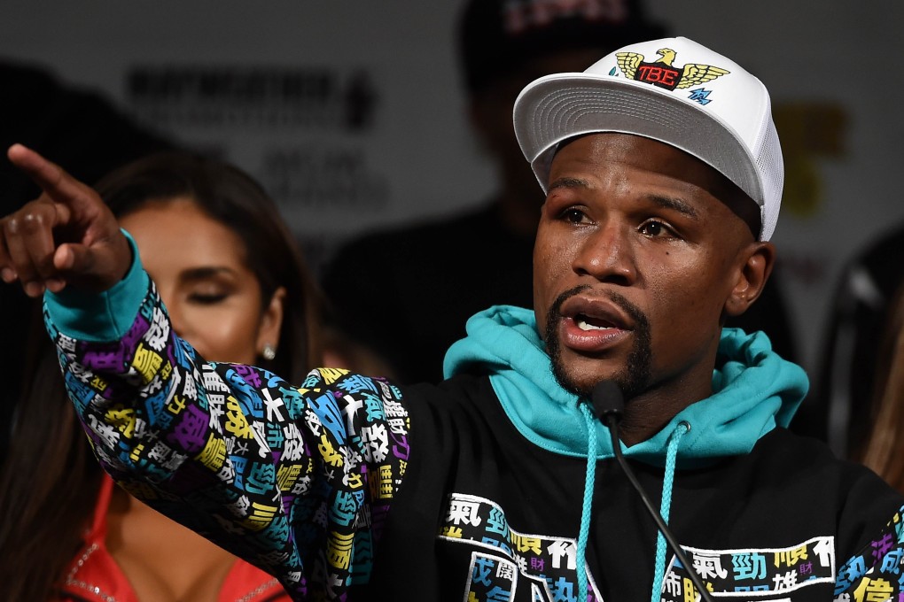 Boxer Floyd Mayweather Jnr earned US$300 million in the 12 months up to June. Photo: AFP