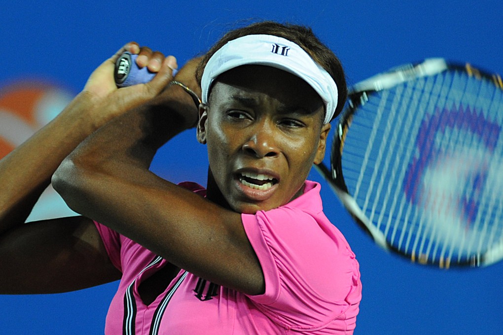 Venus Williams has played in Hong Kong many times and will return for the Prudential Hong Kong Open as organisers embark on lifting the game's profile again. Photo: AFP