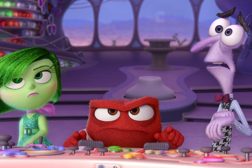 Disgust, Anger and Fear in a still from Inside Out