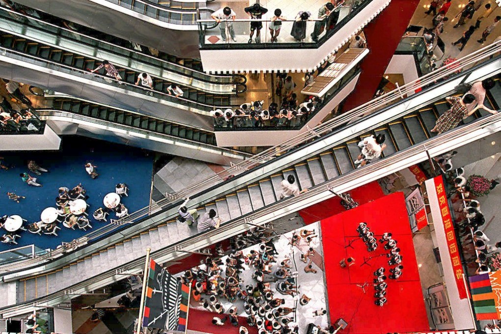 China’s retail sales for the first half of the year grew by just 10.4 per cent from a year earlier, the lowest rate since 2004. Photo: AFP
