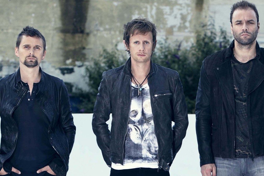 Muse are Matt Bellamy (left), Dominic Howard and Christopher Wolstenholme. Photo: The Washington Post