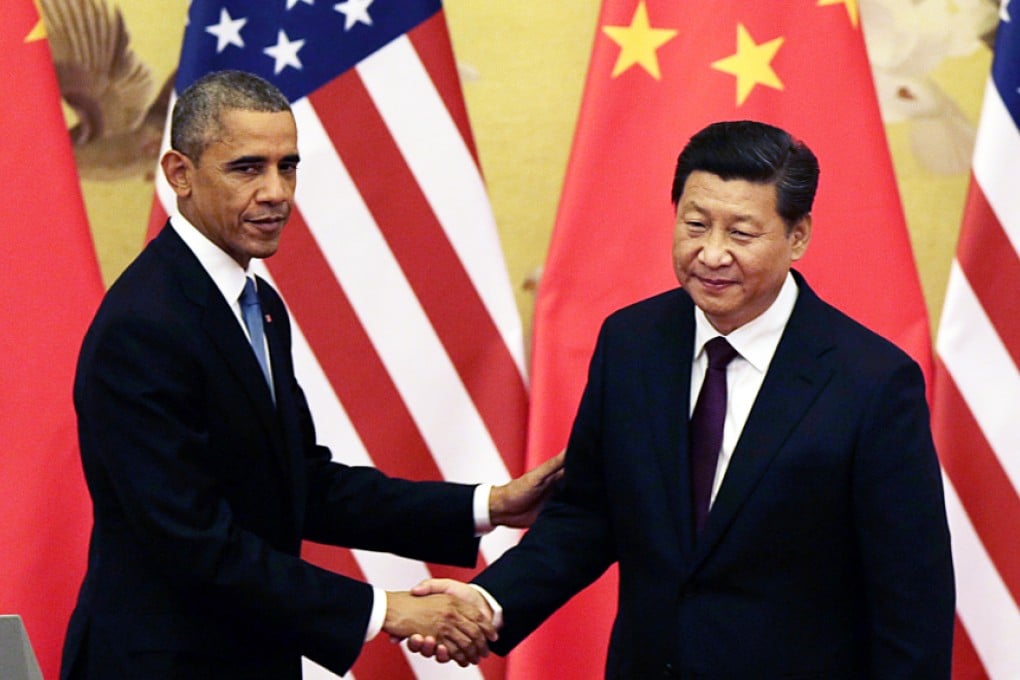 US President Barack Obama (left) and President Xi Jinping, pictured in Beijing last December, will hold talks. Photo: AP
