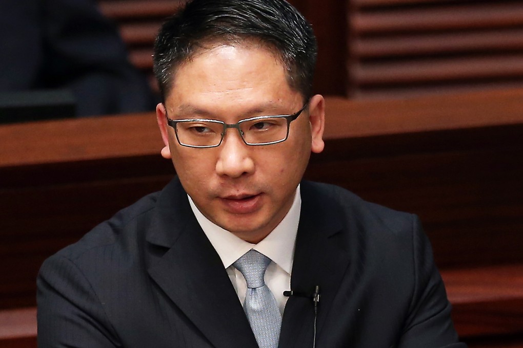 Secretary for Justice Rimsky Yuen was the latest senior Hong Kong official to downplay remarks made by Chen Zuoer. Photo: Dickson Lee