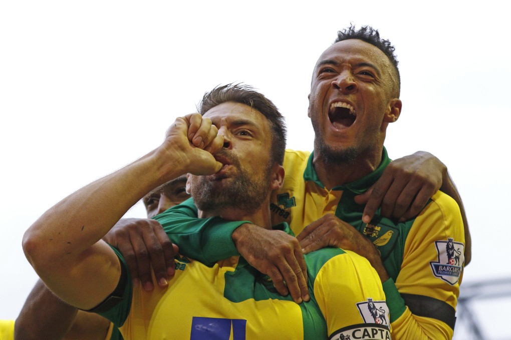 Russell Martin celebrates his goal. Photo: Reuters