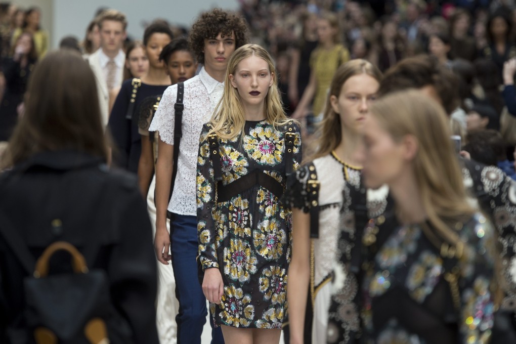 Burberry Prorsum spring-summer 2016 collection. Photo:EPA
