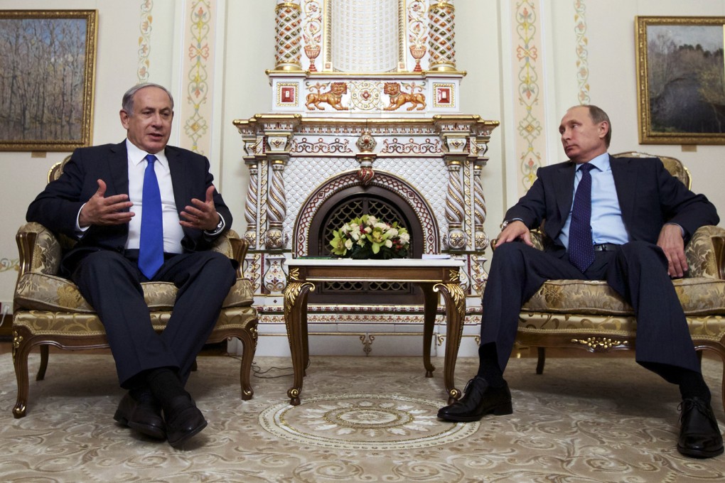 Russian President Vladimir Putin meets with Israeli Prime Minister Benjamin Netanyahu in Novo-Ogaryovo residence outside Moscow. Photo: EPA