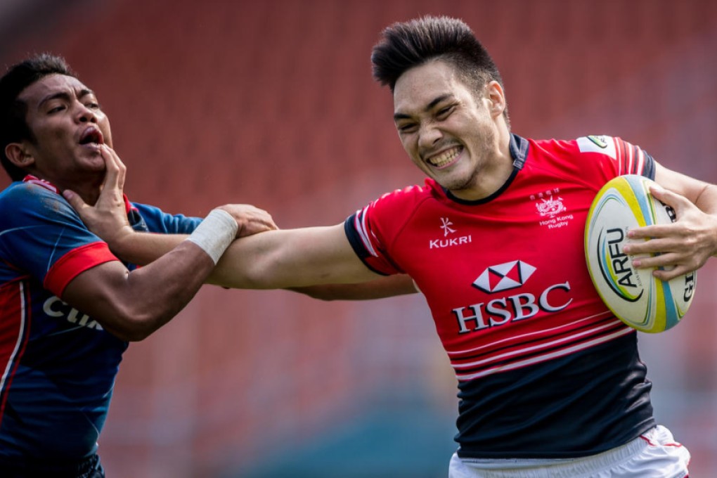 Calvin Hunter has earned his second start in the 2015 Asia Rugby Sevens Series at the Thailand Sevens. Photos: HKRU