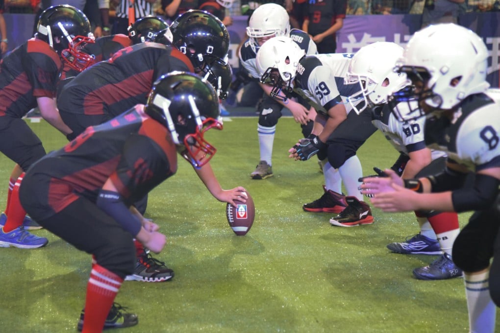 The Vipers (left) and Sharks square off.