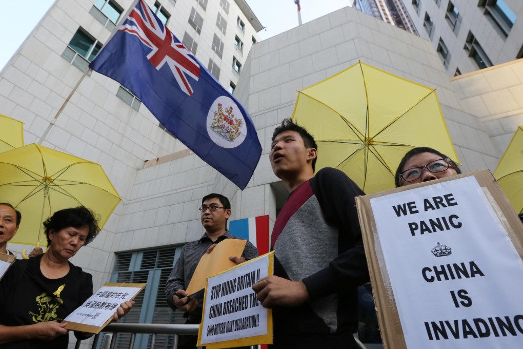Pro-democracy protesters in Admiralty last year. Photo: Felix Wong