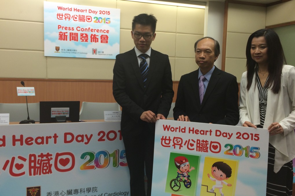 Health department officials presented their heart study findings today. Photos: Elizabeth Cheung