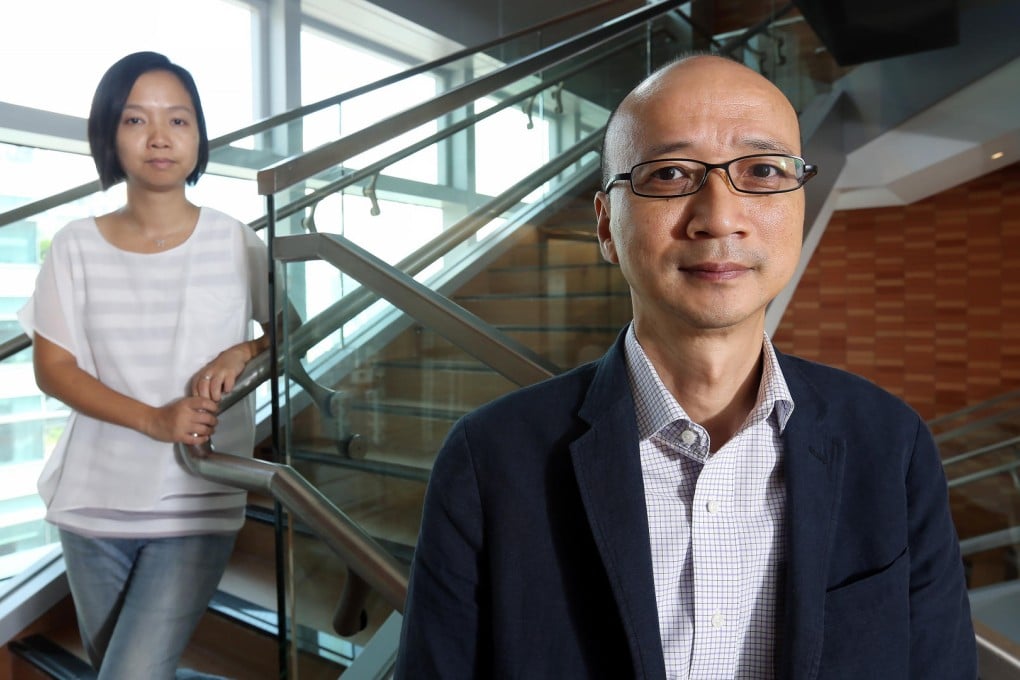 Go-betweens Gloria Chang Wan-ki and Professor Joseph Chan Cho-wai. Photo: Dickson Lee