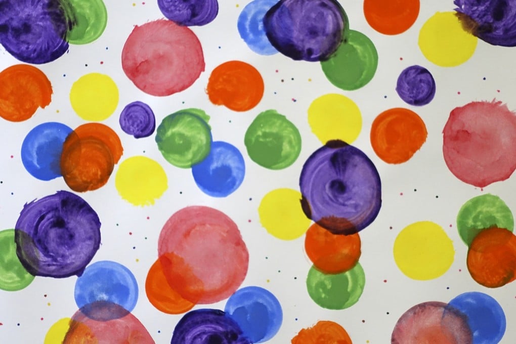 Colours, painted by one of Fiona Chang's clients, cancer patient Shan Shan.