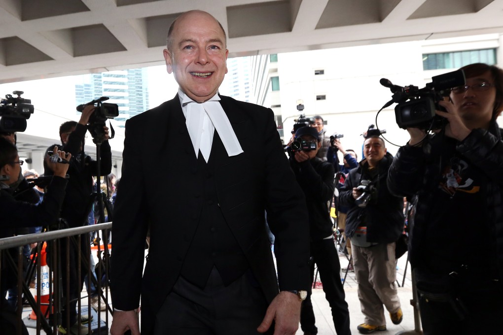 David Perry QC outside the High Court in Admiralty last year. Photo: Nora Tam