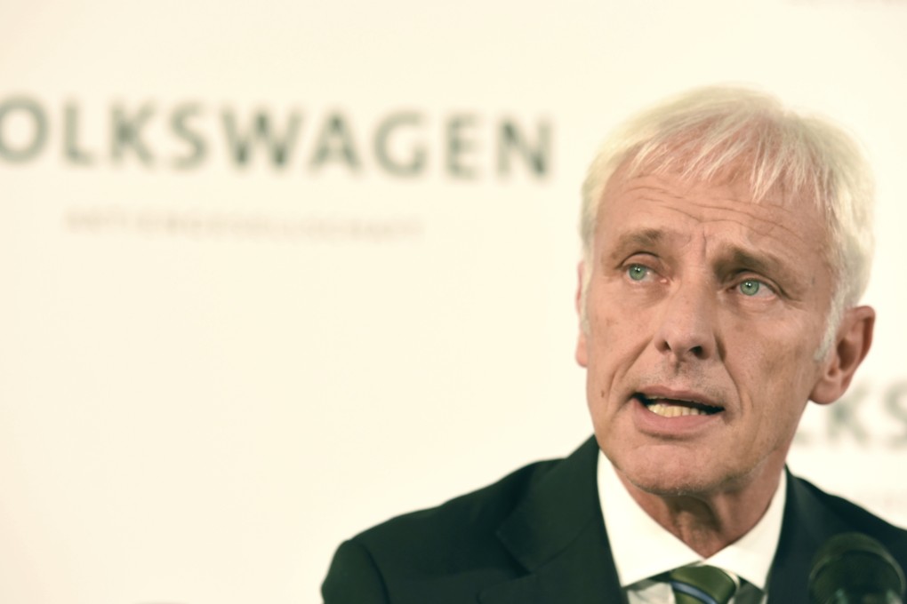 The new chief executive of Volkswagen, Matthias Mueller, said on Friday his priority is to win back trust that has been lost in the company after a scandal over its rigging of diesel emissions tests. Photo: Reuters