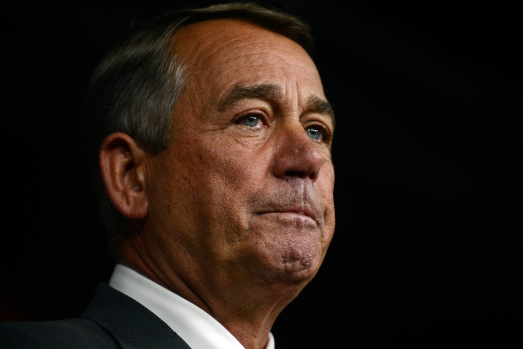 After 25 years in Congress and five years as Speaker, Boehner said he decided to step down after contemplation and prayer. Photo: AFP