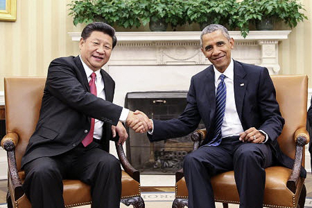 Xi said he and Obama had reached "a lot of consensus" on cybersecurity while Obama said both countries would refrain from state-sponsored cybertheft of intellectual property. Photo: Xinhua