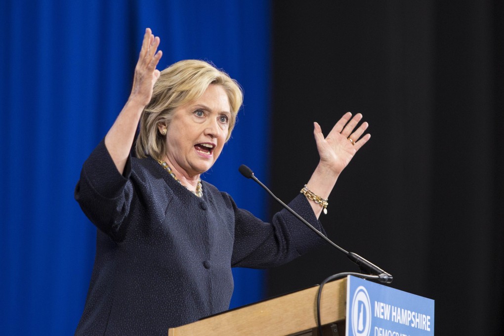 US presidential hopeful Hillary Clinton called Chinese President Xi Jinping 'shameless' for presiding over a UN conference on gender inequality. Photo: AFP