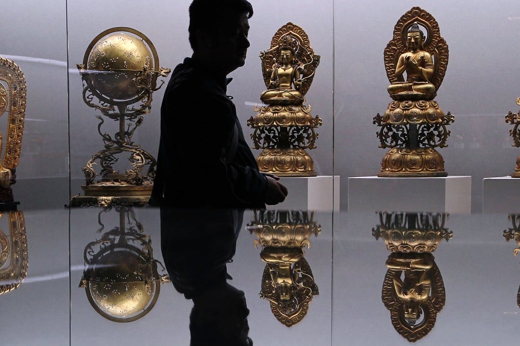 Thousands of cultural artworks on display at a museum in China. Photo: Simon Song