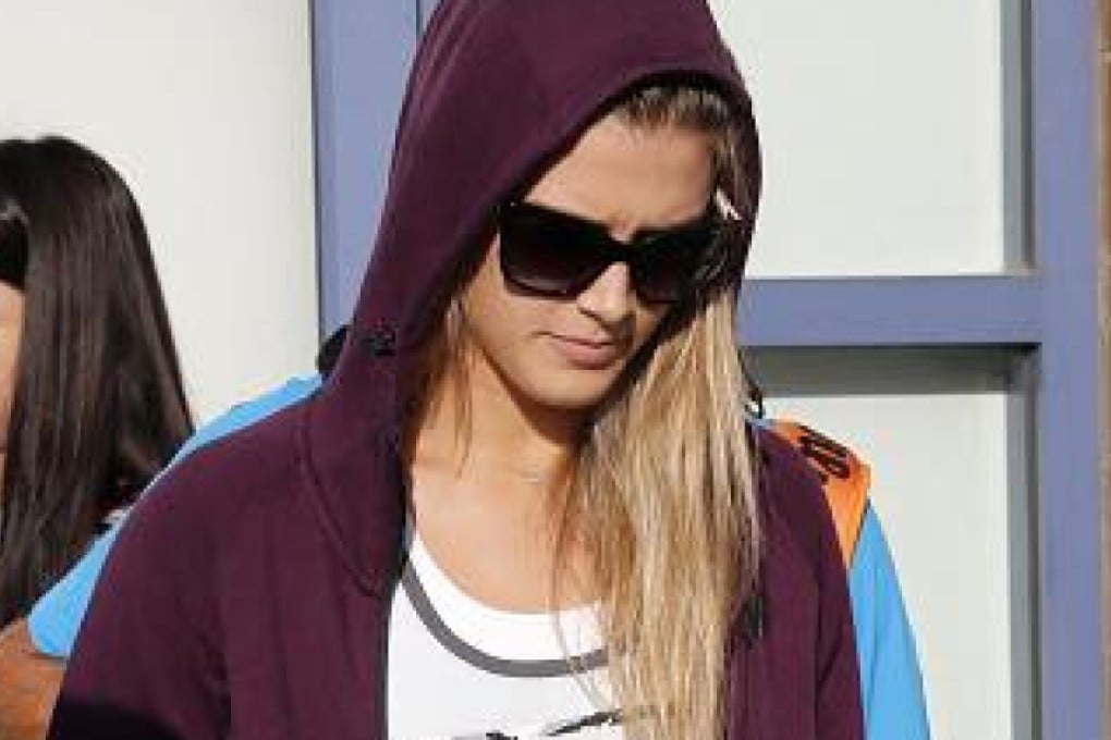 Eugenie Bouchard at the Wuhan Open. Photo: Wuhan Open Facebook page