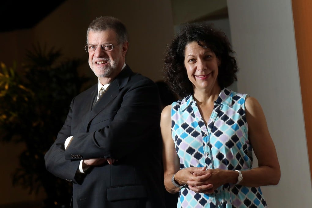 E. Peter Greenberg (left) and Bonnie Bassler. Photo: K.Y. Cheng