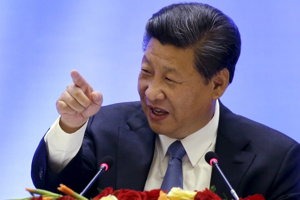 Chinese President Xi Jinping speaks at the China-US CEO roundtable discussion in Seattle last week. Photo: Reuters