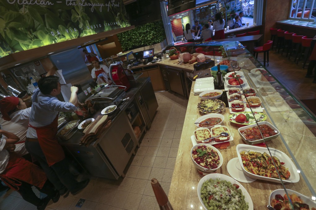 Interior of Da Via. Photo: David Wong