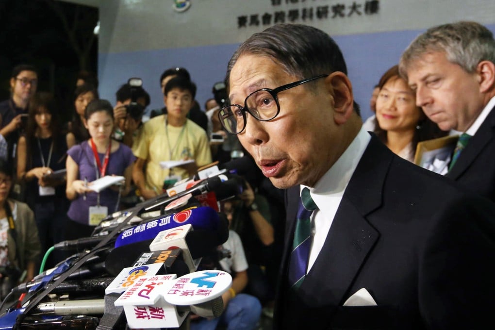 In the end, HKU's governing council last night rejected Chan's appointment by 12 votes to eight. Photo: Felix Wong
