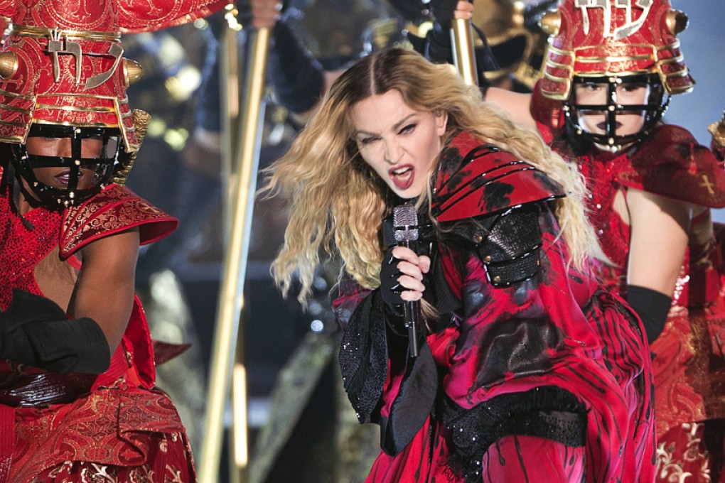 Madonna performs in Montreal on September 9 as part of her Rebel Heart tour. Photo: AP