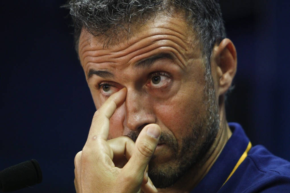 Luis Enrique says his team have to cope without their talisman. Photo: EPA