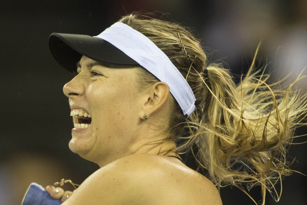 Maria Sharapova had to pull out of the Wuhan Open. Photo: AFP
