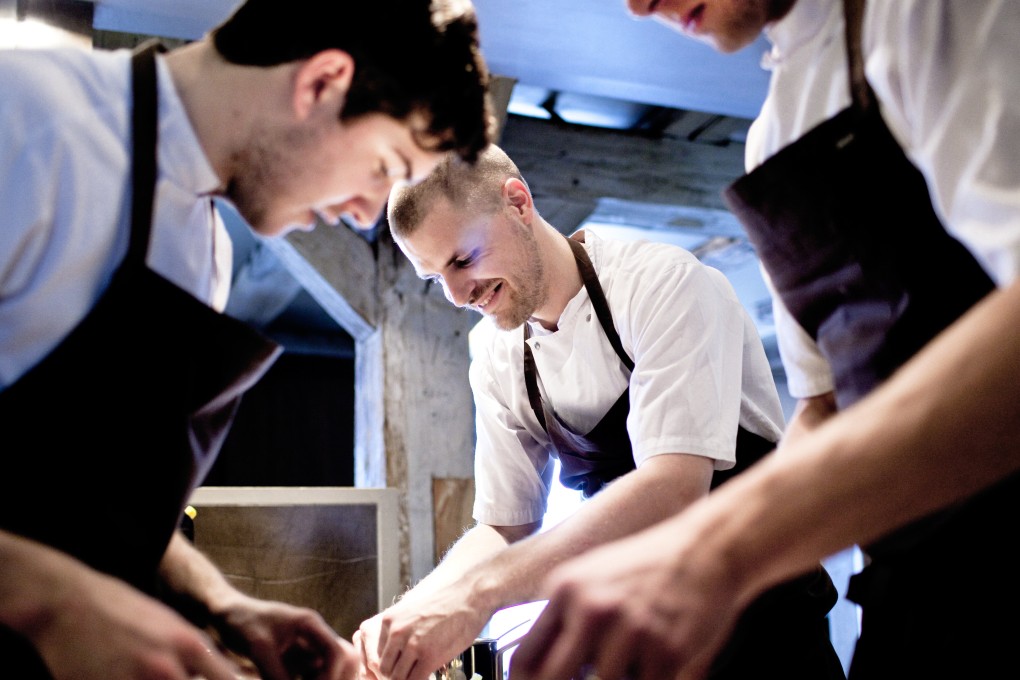 Chefs at work in the kitchen of Noma in Copenhagen. Photo: Corbis