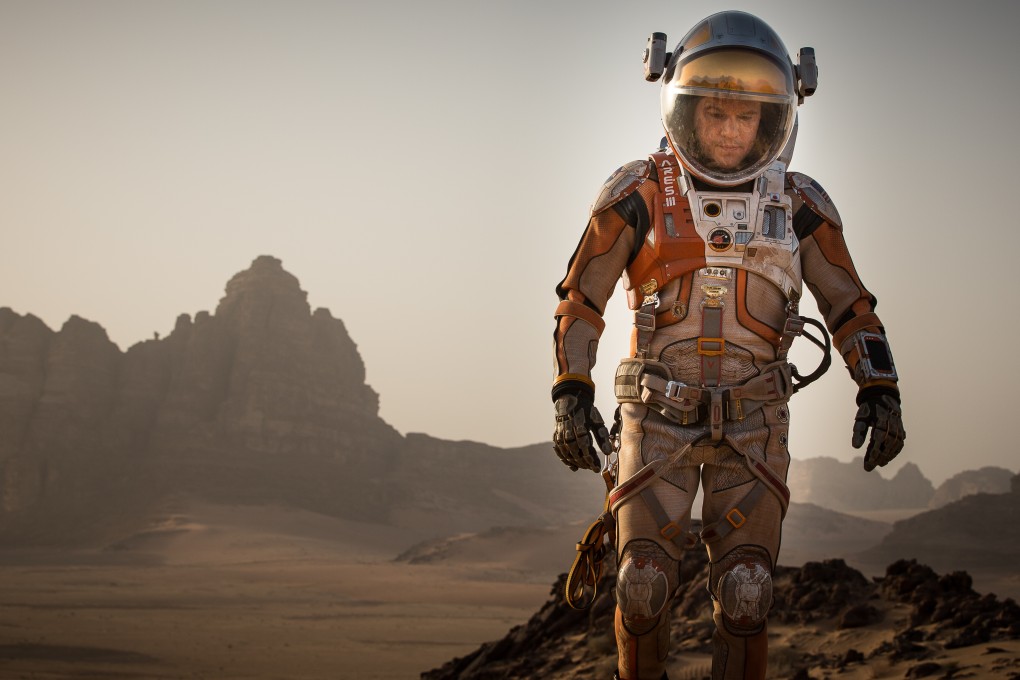 Matt Damon plays an astronaut stranded on Mars in "The Martian" (Category: IIA), directed by Ridley Scott, which also stars Jessica Chastain, Chiwetel Ejiofor, and Jeff Daniels.