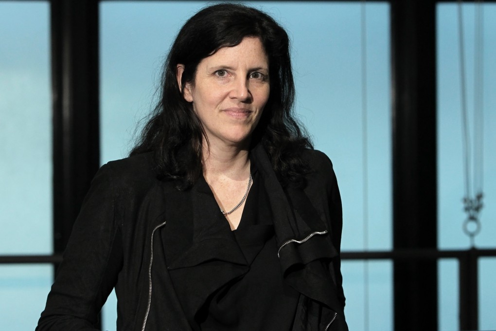 Laura Poitras in Hong Kong in April 2015 for the screening of "Citizenfour".