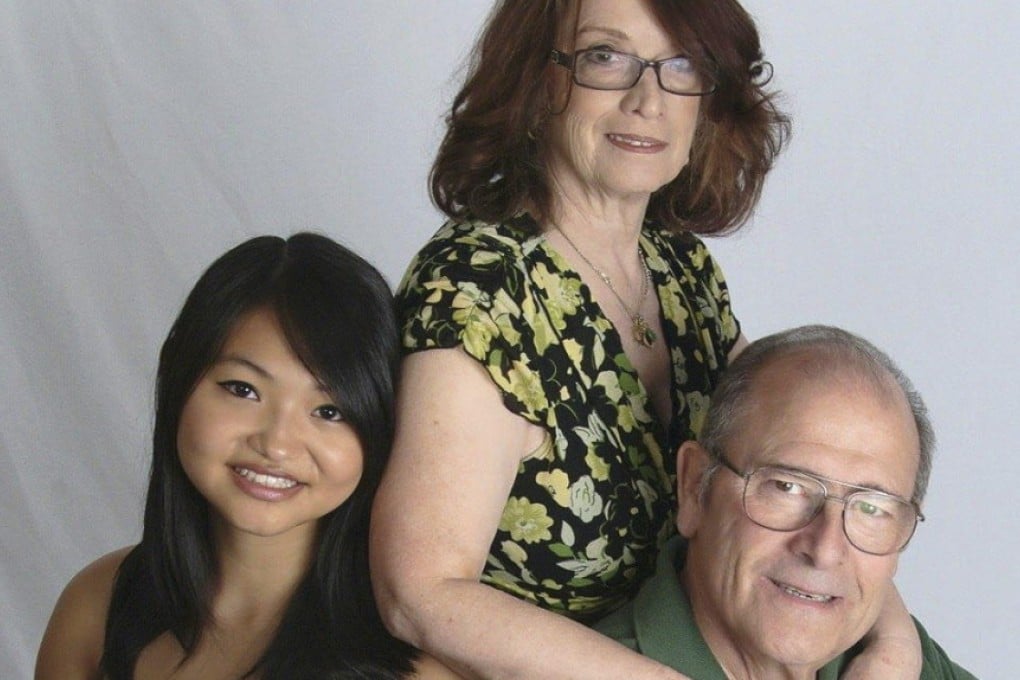 Ricki with her American parents, Bill and Wendy Mudd. Photos: courtesy of Ricki Mudd