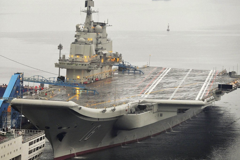 China's only aircraft carrier, the Liaoning, was bought from Ukraine in 1998 and refitted in China. Photo: Reuters