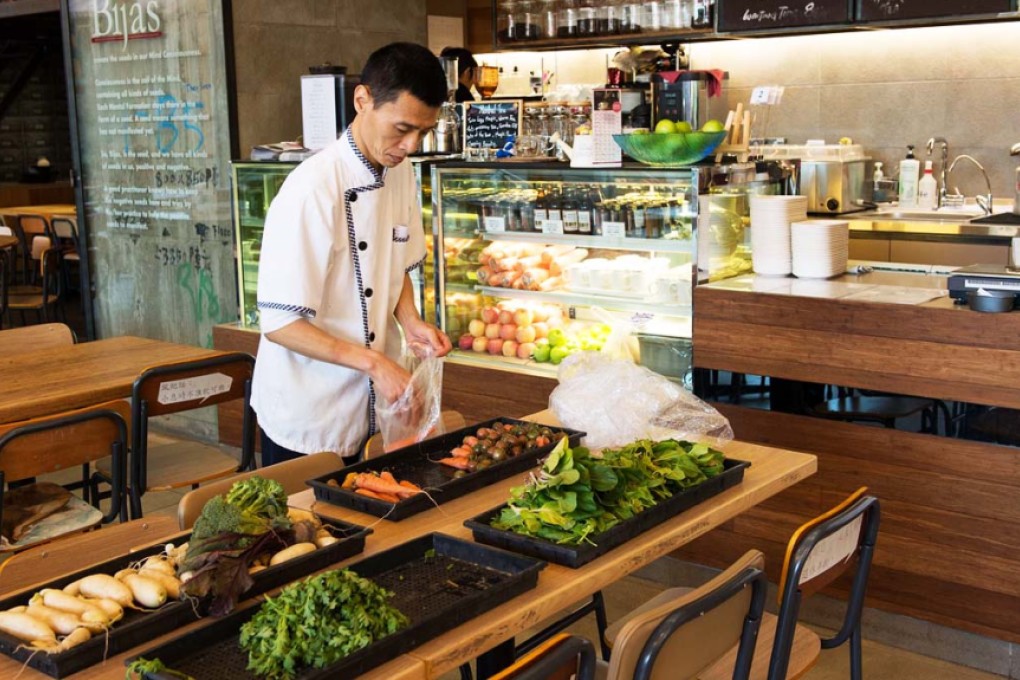 The harvest, including a wide variety of vegetables and herbs, has been shared among the farmers themselves and donated to Bijas, the popular vegetarian restaurant at the Centennial Campus.