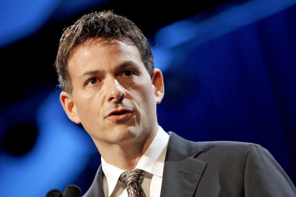 David Einhorn, president of Greenlight Capital, speaks at a conference as his Greenlight Capital fund fell 3.6 per cent in September. Photo: Reuters