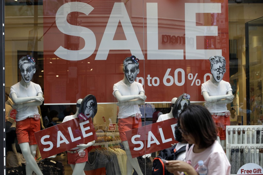 The finance ministry has expressed confidence the recovery in domestic demand would accelerate, helped by a government-initiated discount sales campaign. Photo: AFP