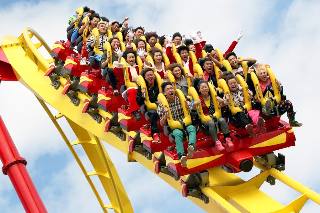 The Hair Raiser roller coaster was brought to a sudden halt. Photo: SCMP Pictures