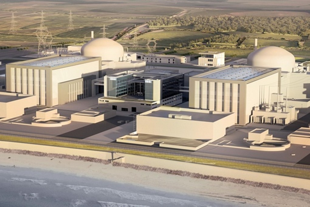 An artist's impression of the completed Hinkley Point nuclear power plant in Britain. Graphic: EDF Energy